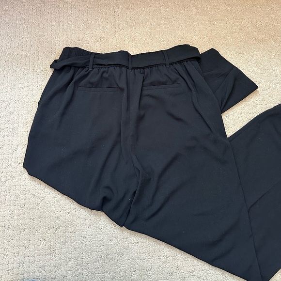 A New Day Black Flowy Wide Leg Bow tie Pants Work Size XL - Picture 5 of 5